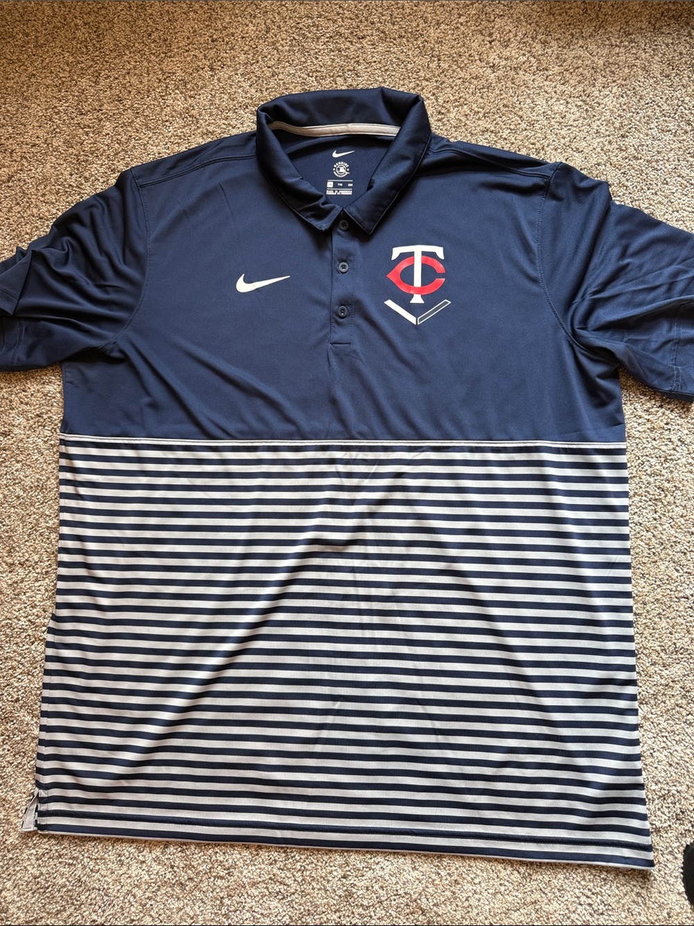 Nike men’s MN Twins polo shirt like new sz XXL